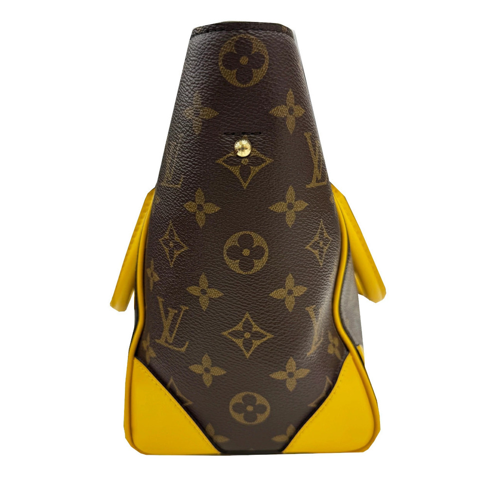 Louis Vuitton yellow handbag Phoenix shoulder Monogram daily bag brown canvas - Picture 3 of 11